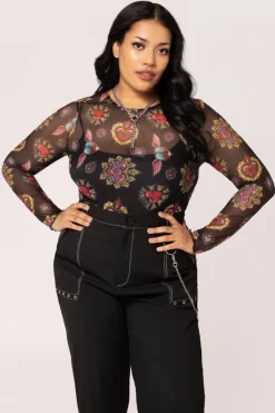 Amias Mesh Top