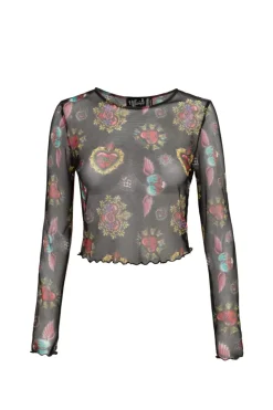 Amias Mesh Top