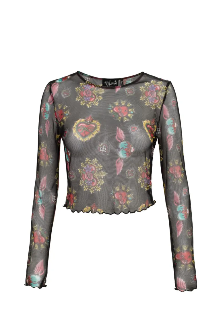 Amias Mesh Top