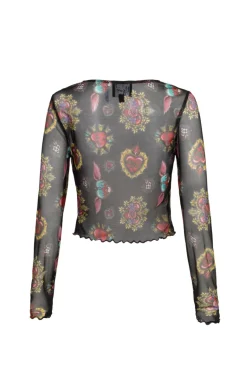 Amias Mesh Top