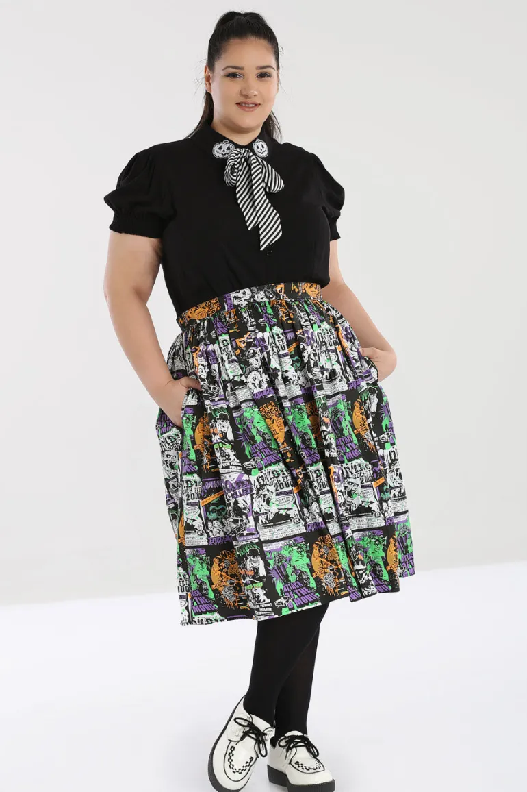 Be Afraid 50's Skirt
