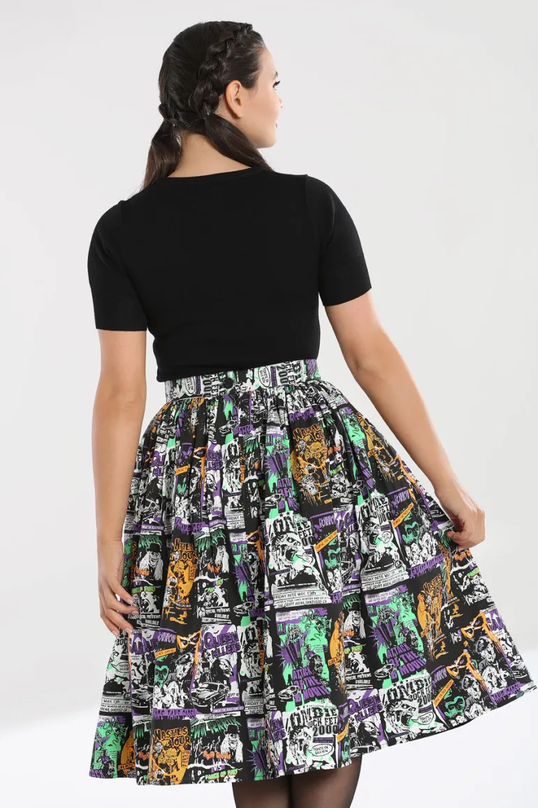 Be Afraid 50's Skirt
