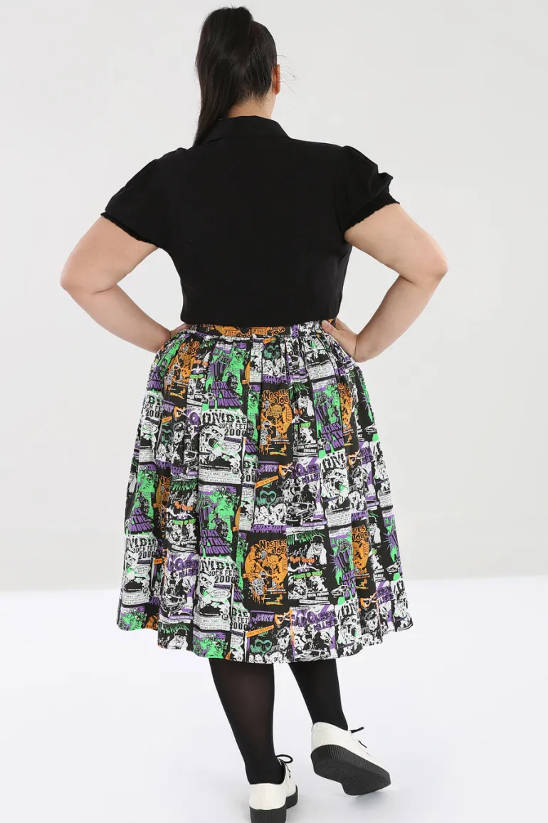 Be Afraid 50's Skirt