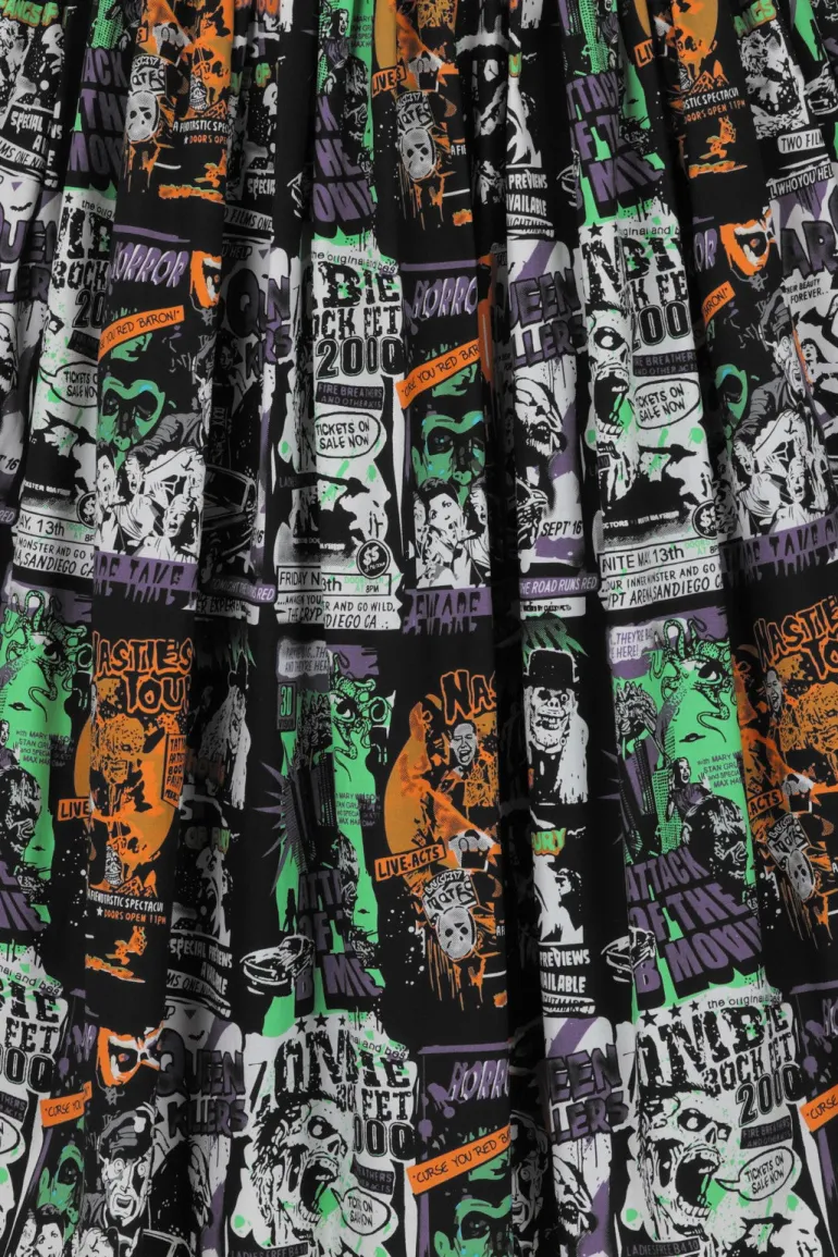 Be Afraid 50's Skirt