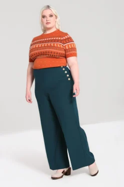 Ginger Swing Trousers Blue