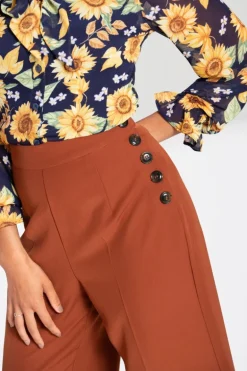 Ginger Swing Trousers Brown