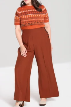 Ginger Swing Trousers Brown