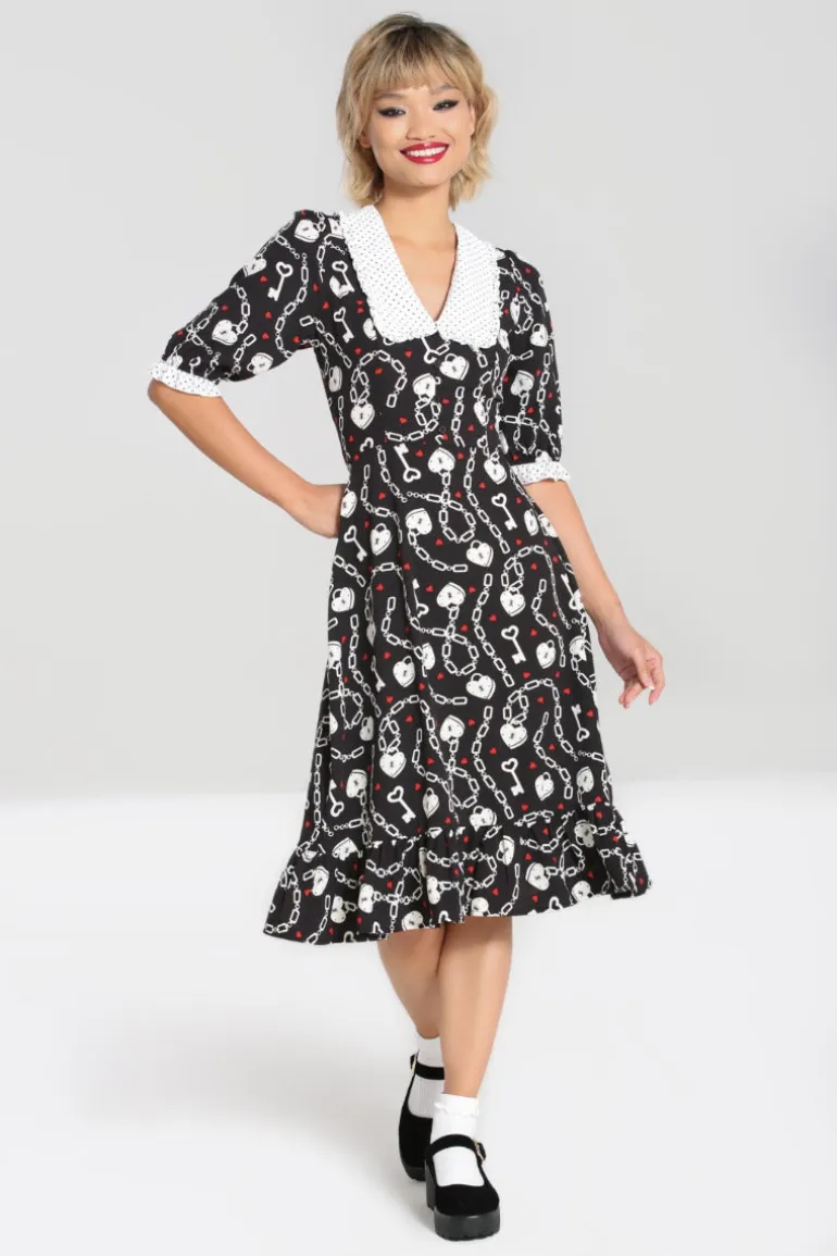 Heart Lock Mid Dress