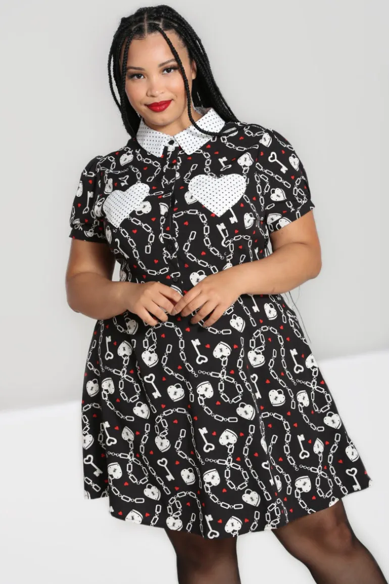 Heart Lock Mini Dress