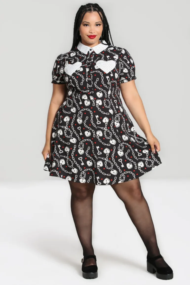 Heart Lock Mini Dress