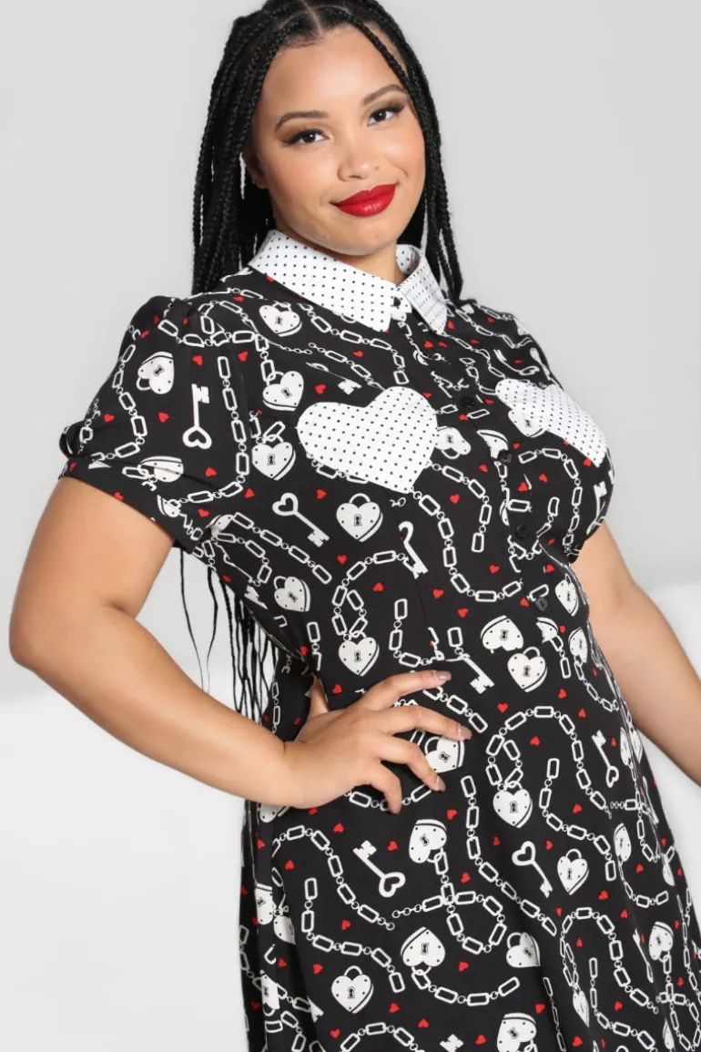 Heart Lock Mini Dress