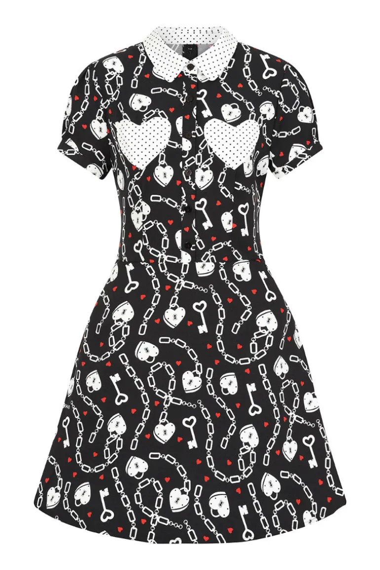 Heart Lock Mini Dress