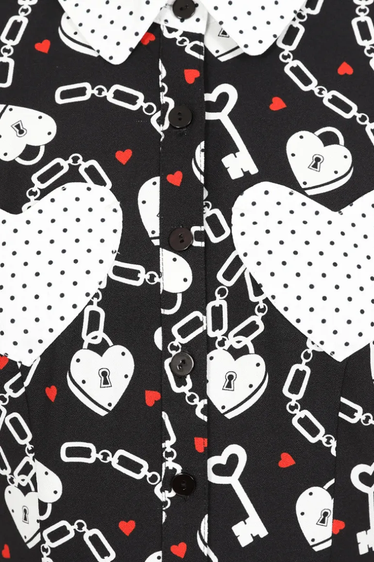 Heart Lock Mini Dress