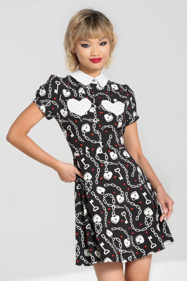 Heart Lock Mini Dress