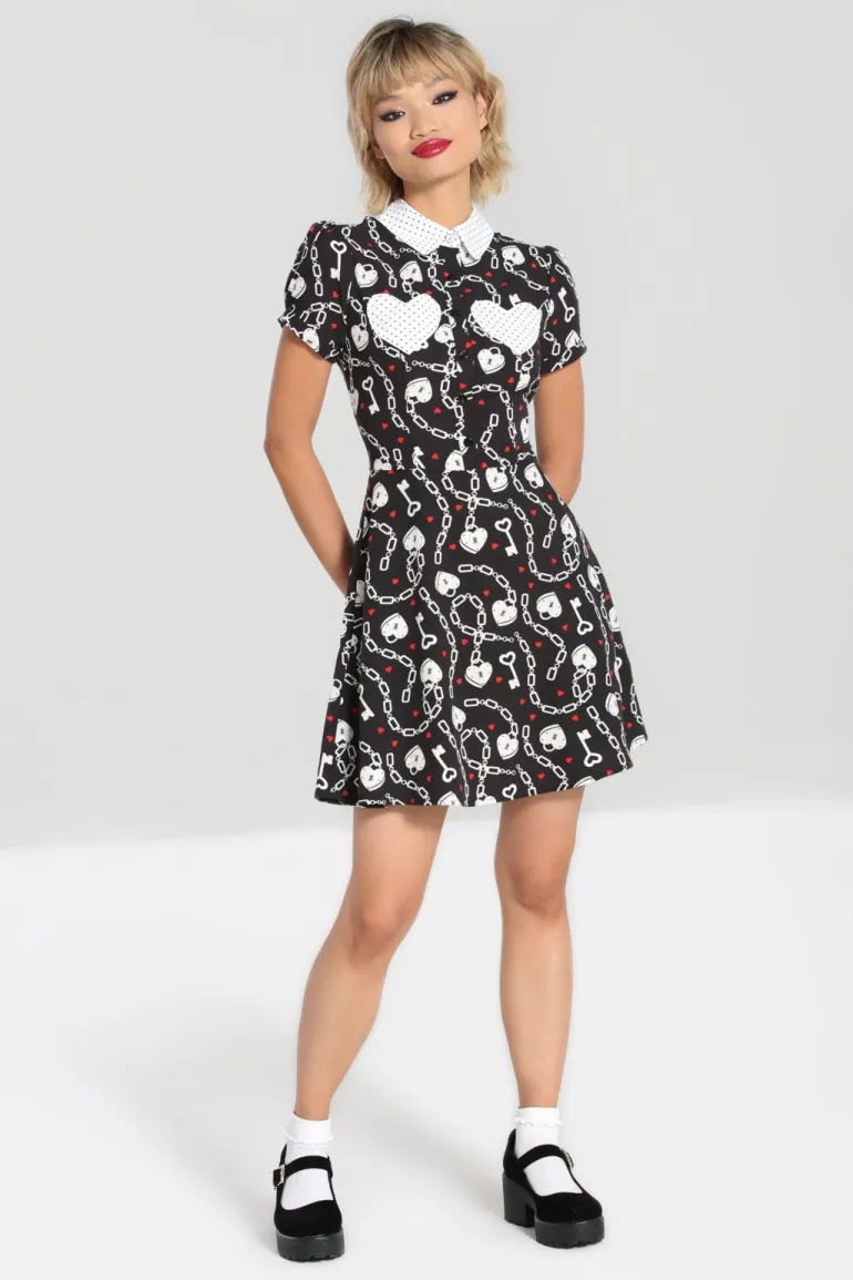 Heart Lock Mini Dress