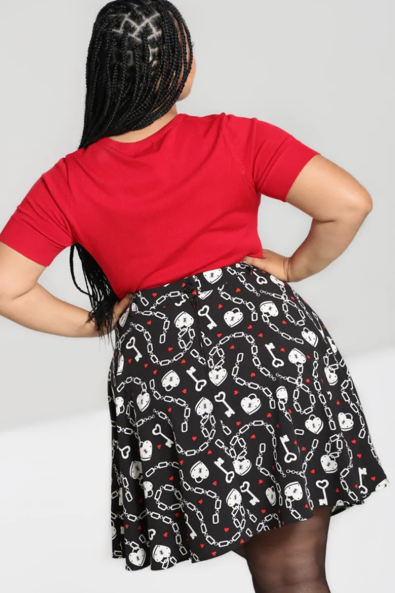 Heart Lock Mini Skirt