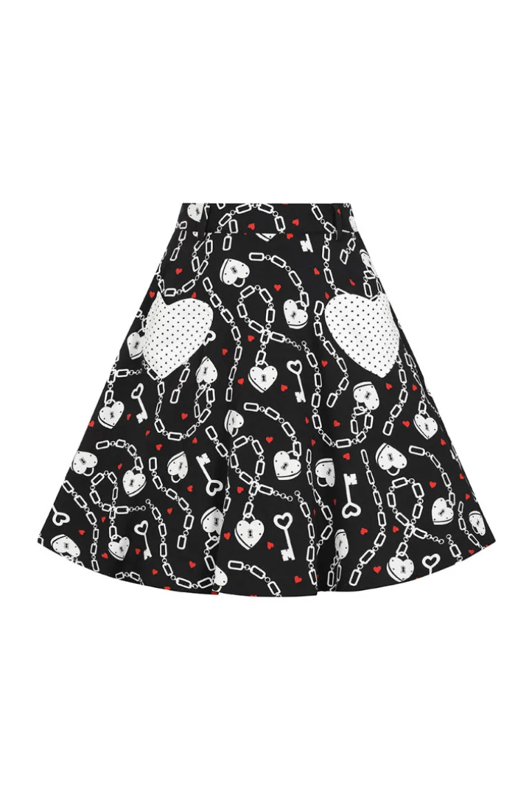 Heart Lock Mini Skirt