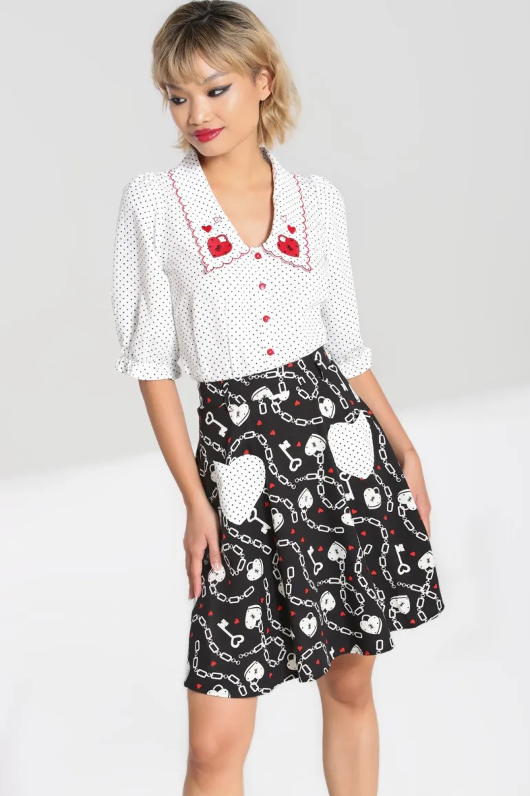 Heart Lock Mini Skirt