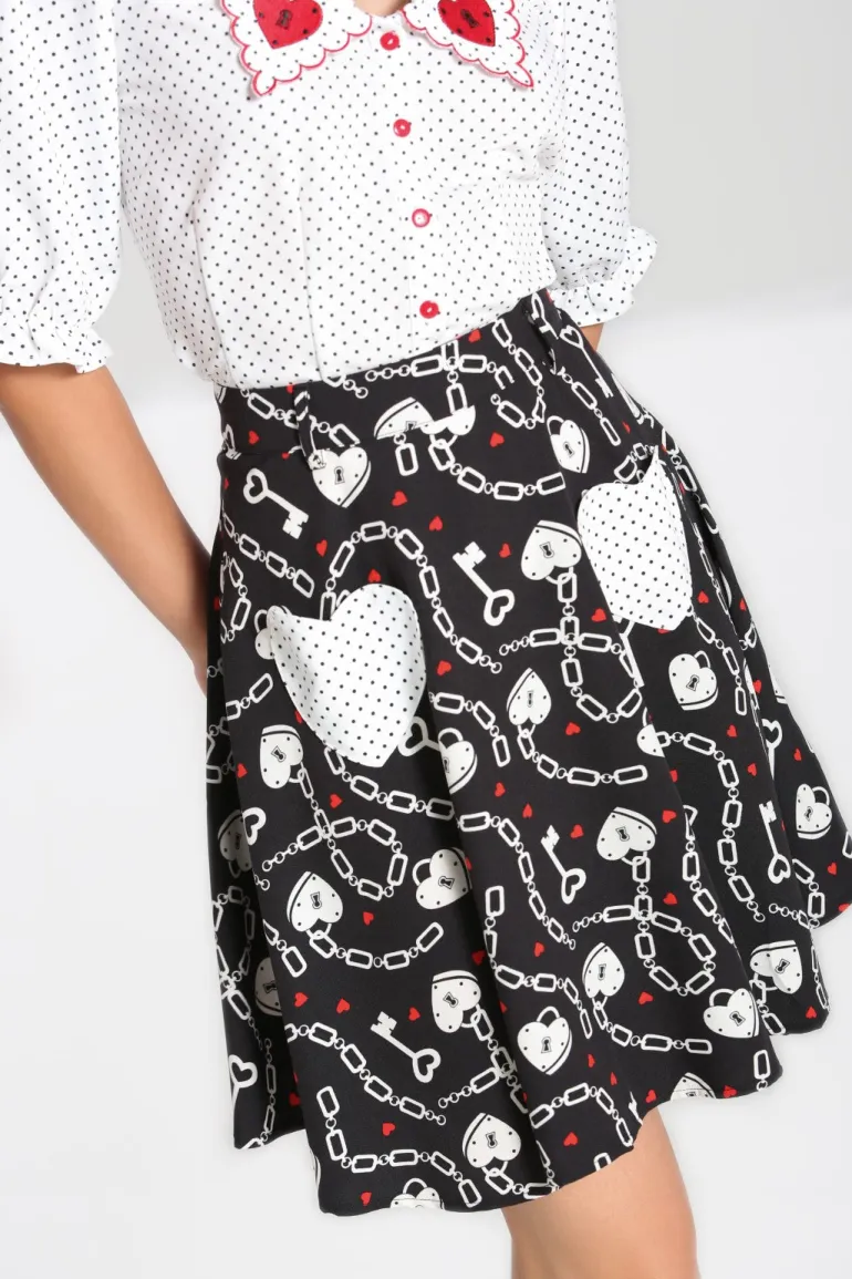 Heart Lock Mini Skirt