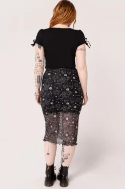Hello Goodbye Mesh Skirt