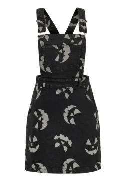 Jack-O-Lantern Pinafore Dress