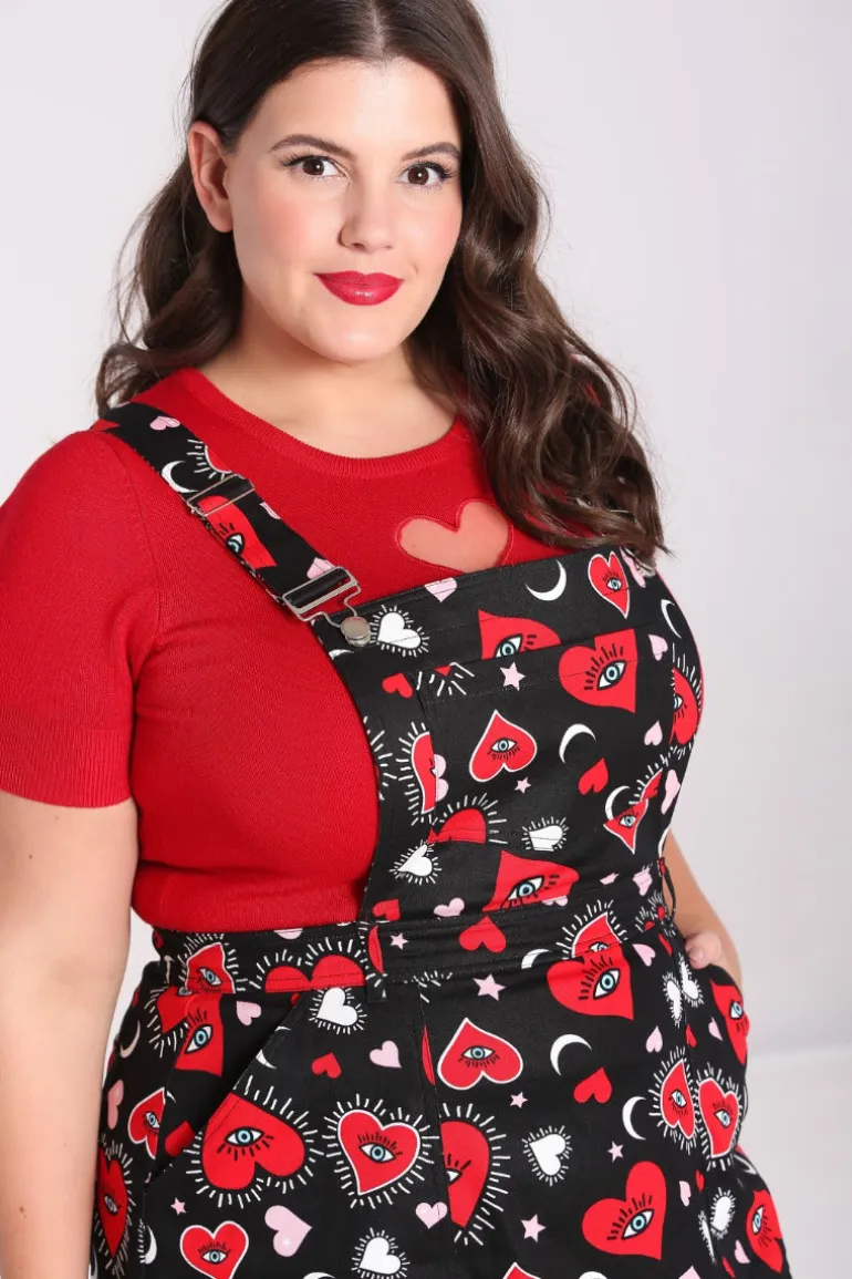 Kate Heart Pinafore Dress