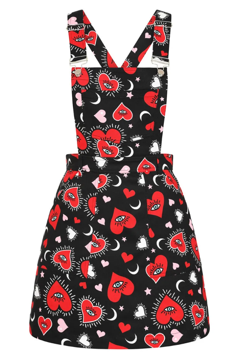 Kate Heart Pinafore Dress