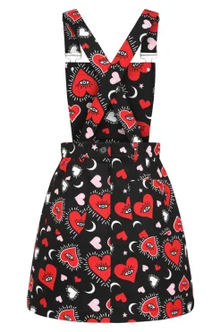 Kate Heart Pinafore Dress