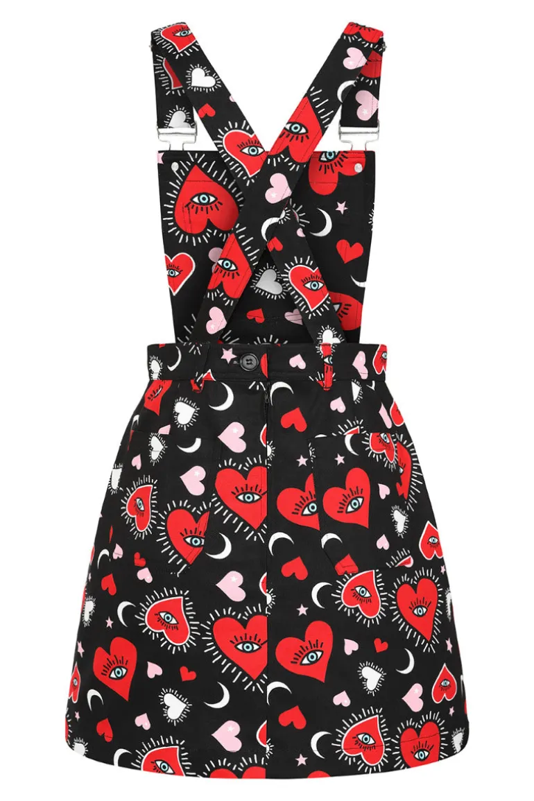Kate Heart Pinafore Dress