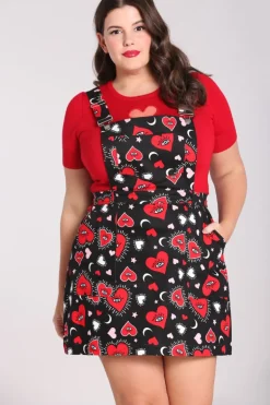 Kate Heart Pinafore Dress