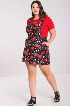 Kate Heart Pinafore Dress