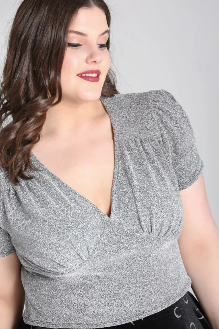 Loco-Motion Top Silver