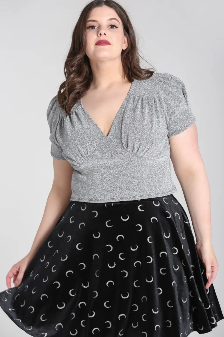 Loco-Motion Top Silver