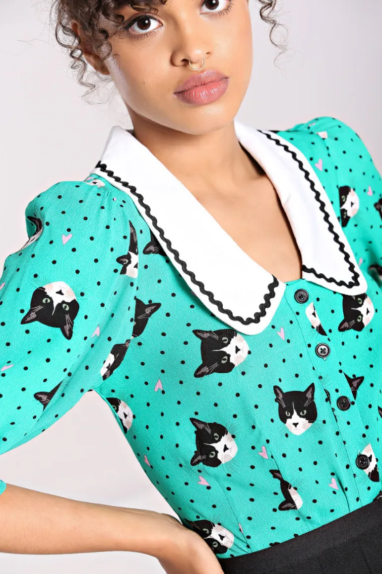 Love Cats Blouse