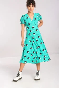 Love Cats Midi Dress
