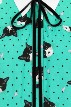 Love Cats Mini Dress