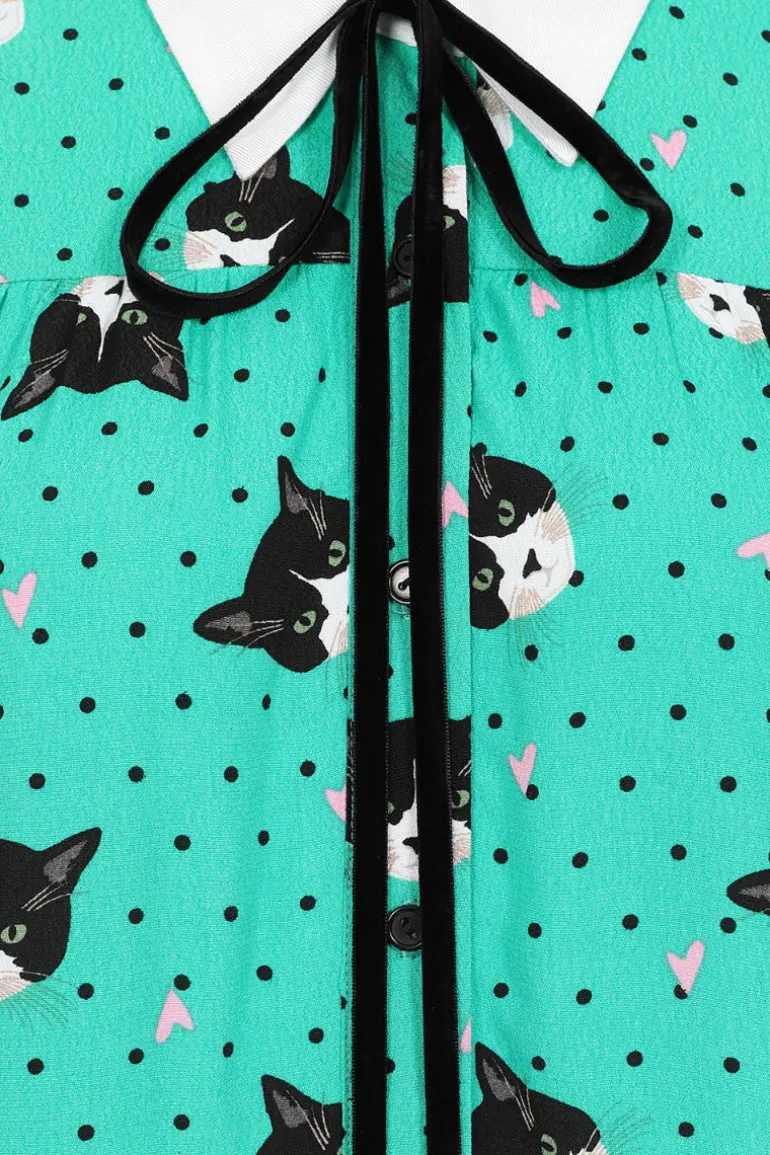 Love Cats Mini Dress