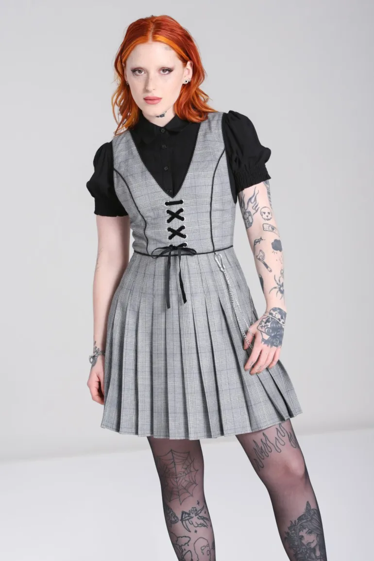 Mina Pinafore Dress