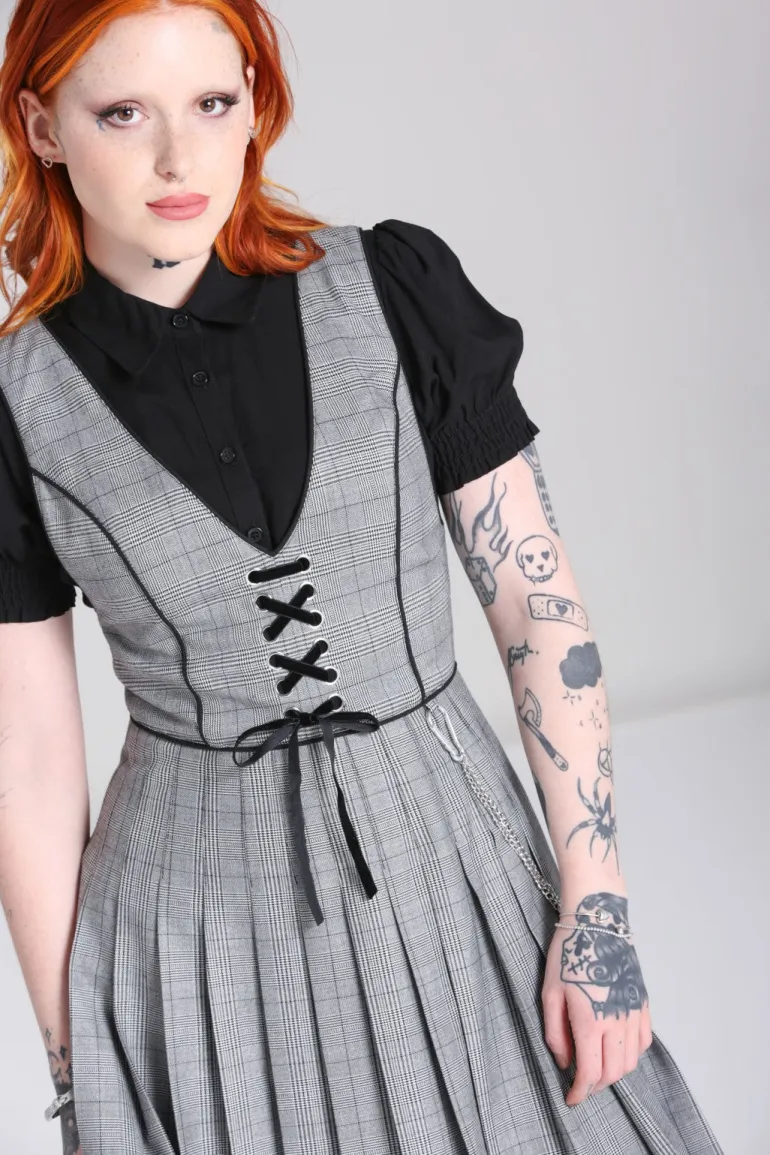 Mina Pinafore Dress