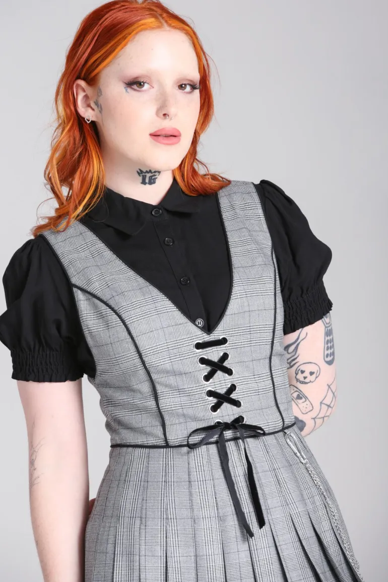 Mina Pinafore Dress