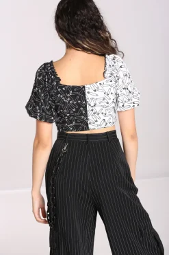 Safety Pin Crop Top