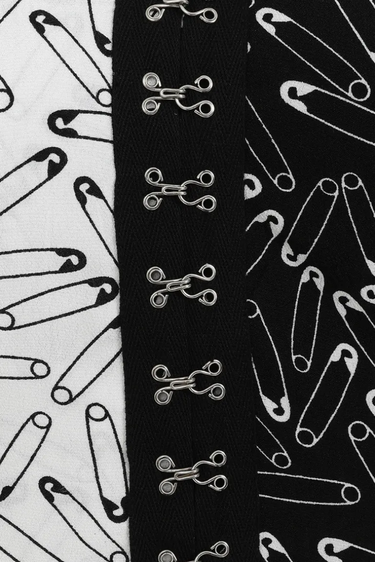 Safety Pin Crop Top