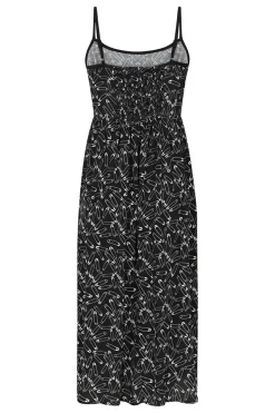 Safety Pin Dress Black