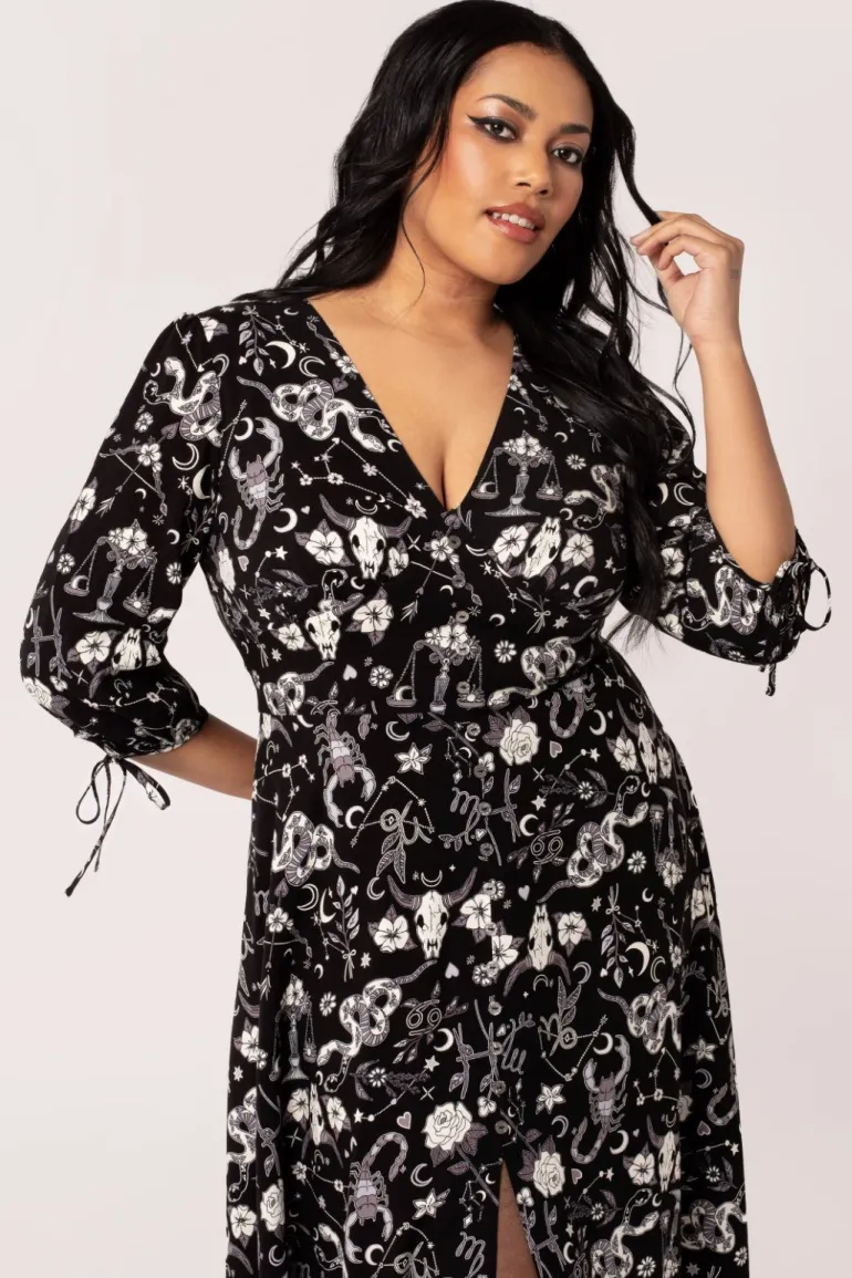 Star Sign Midi Dress