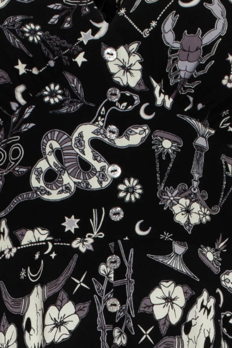 Star Sign Midi Dress