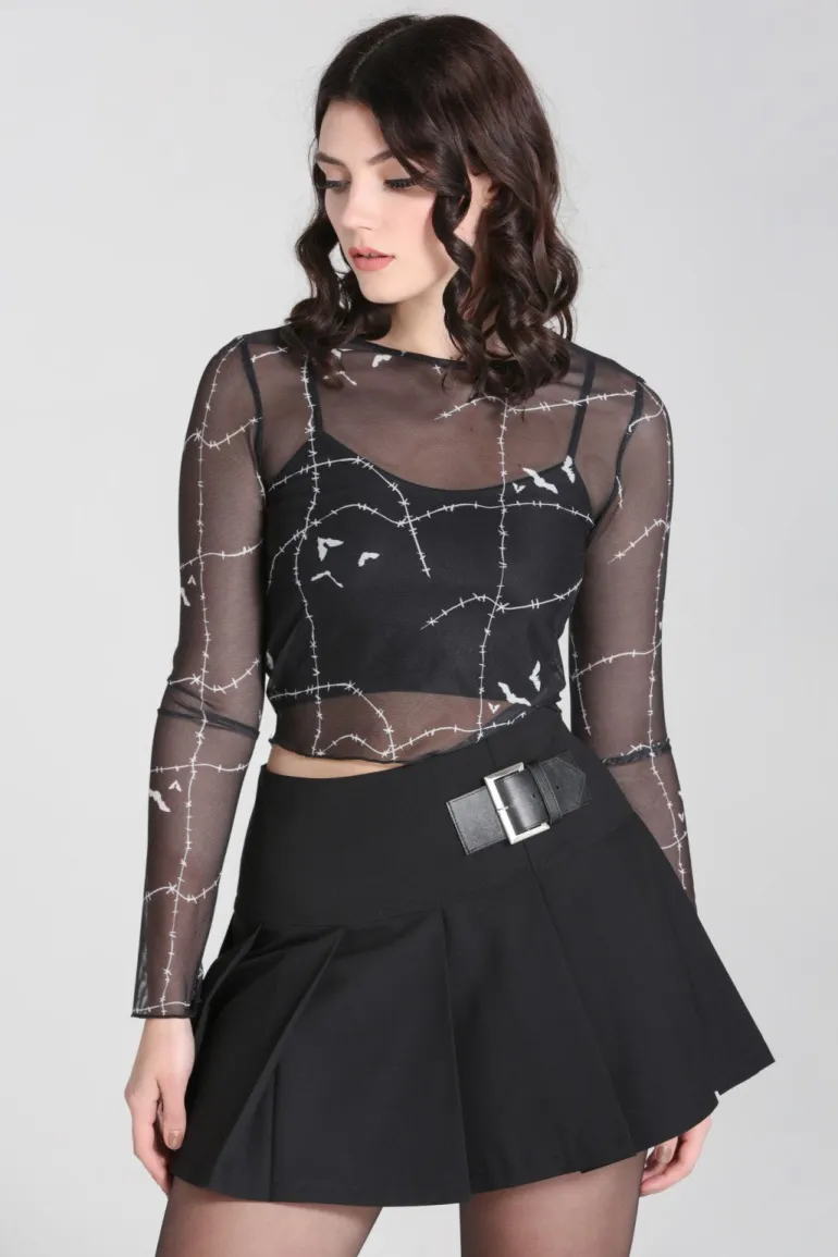 Stitches Mesh Top