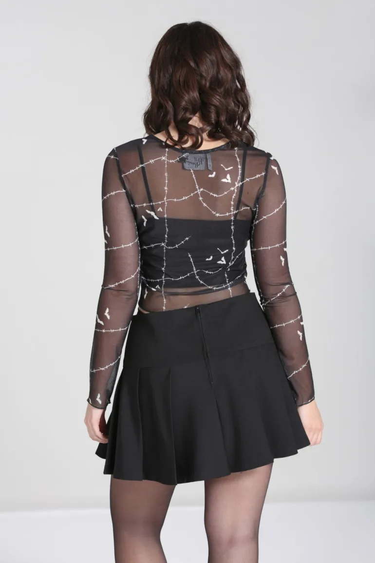 Stitches Mesh Top