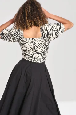Zebra Crop Top