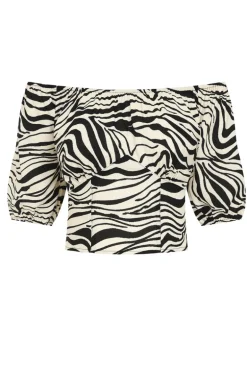 Zebra Crop Top