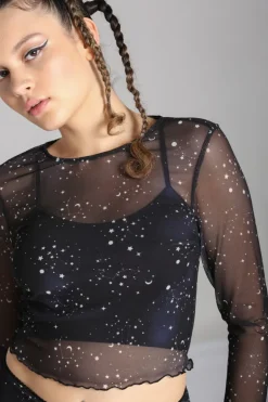 Zodiac Mesh Top